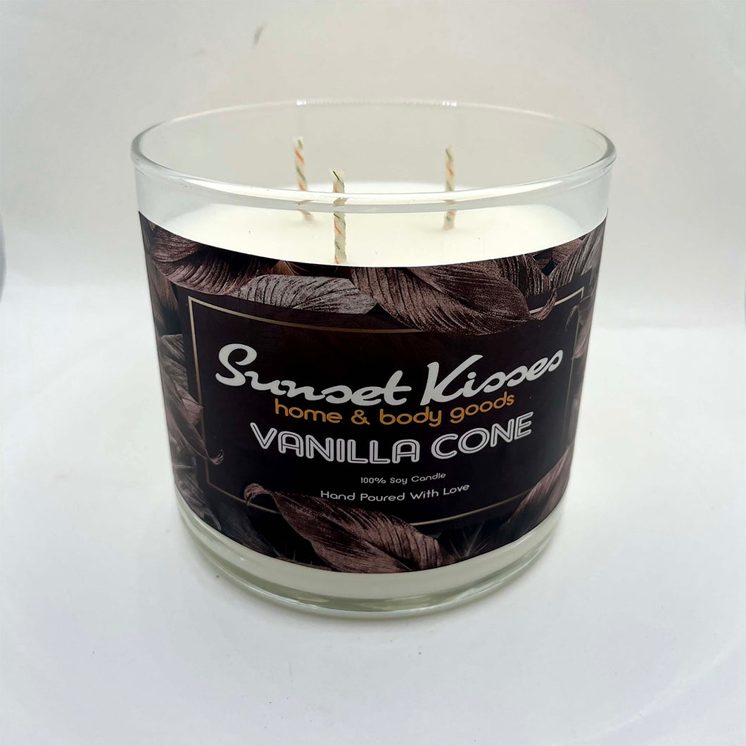 Vanilla Cone 3-wick candle