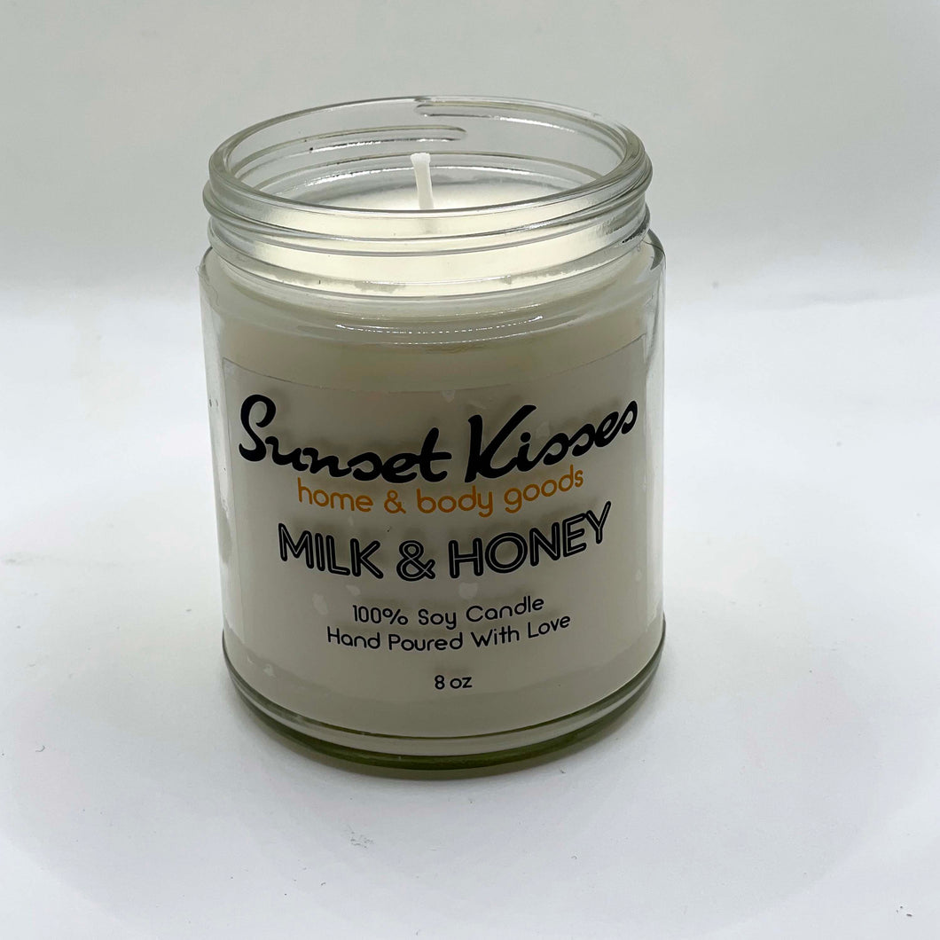 Milk & Honey Single Wick candle