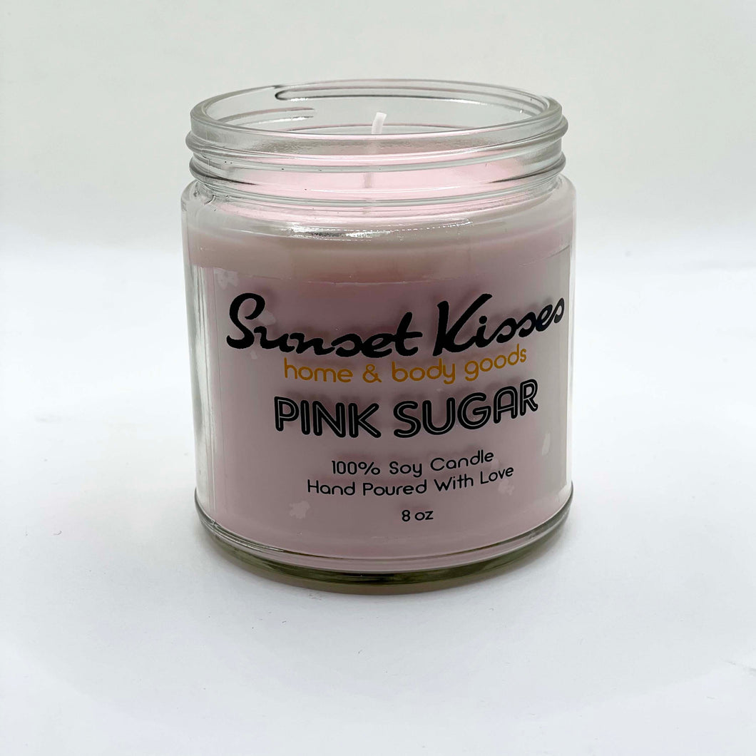 Pink Sugar Single Wick candle